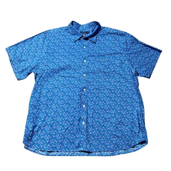 Vineyard Vines Men's Sz XXL Kentucky Derby Floral Button-Down Shirt Short Sleeve - Picture 1 of 8